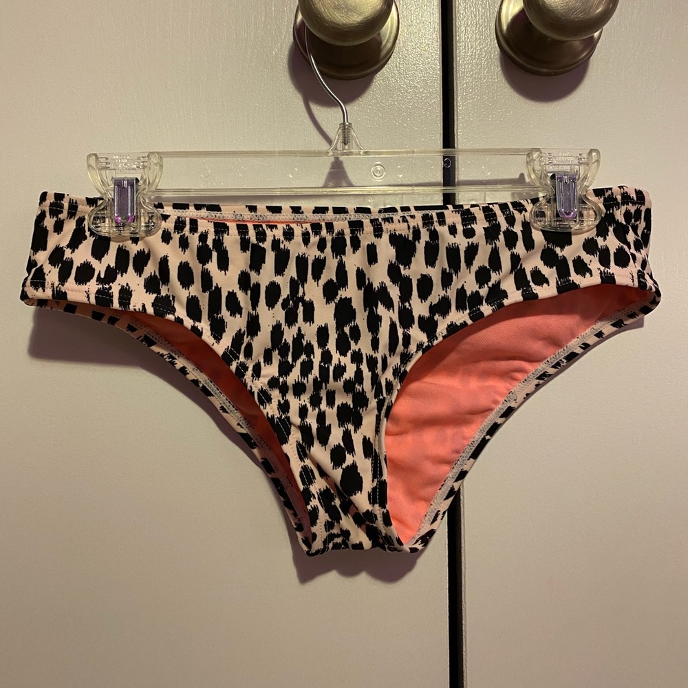 Xhilaration cheeky leopard print bikini bottoms